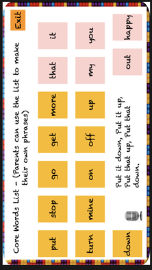 core words in vocabulary - Screenshot