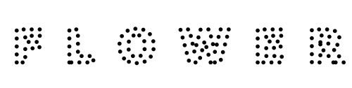Flower - text trace