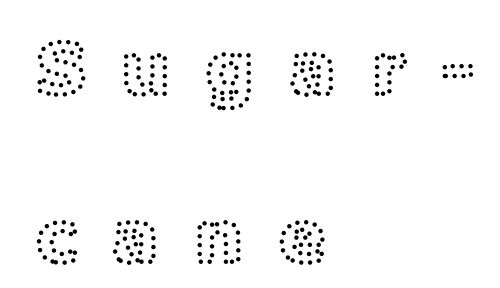 Sugarcane -text trace