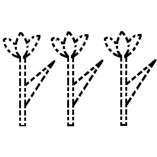 tulips image trace